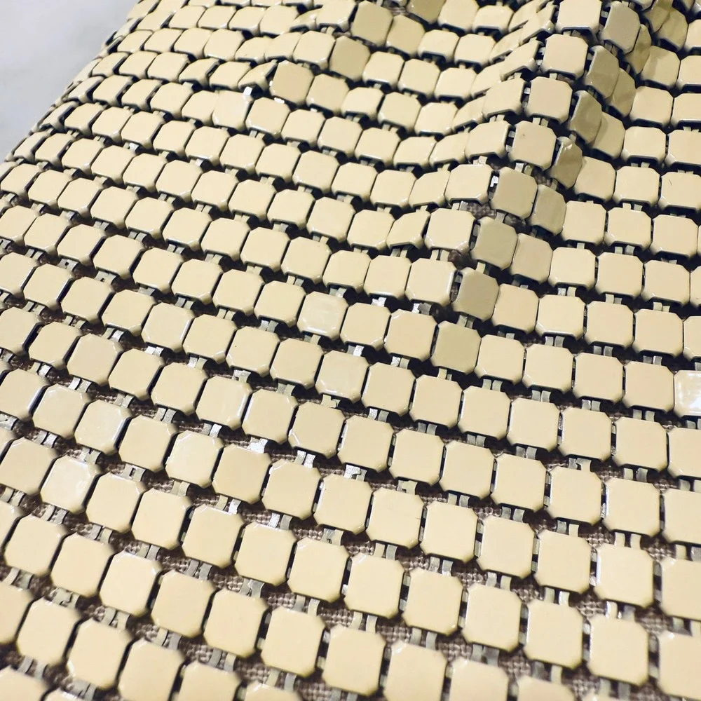 Vintage Mesh Evening Bag Clutch Purse Metal Chainmail Party‎ Handbag